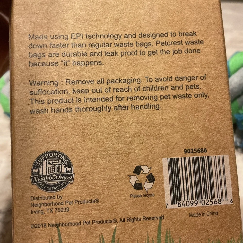 Dog Rope Toy and Poop Bags